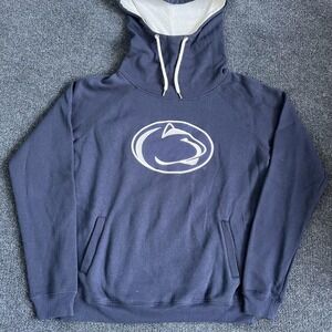 Penn State Nittany Lions Hoodie Sweatshirt Womens Large NCAA Football Colosseum
